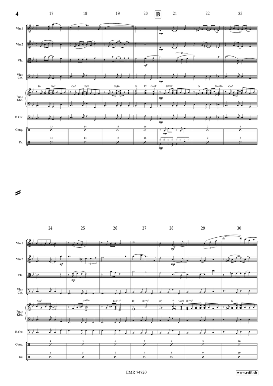 Estrellita Estrellita String Quartet scores gallery preview page 4