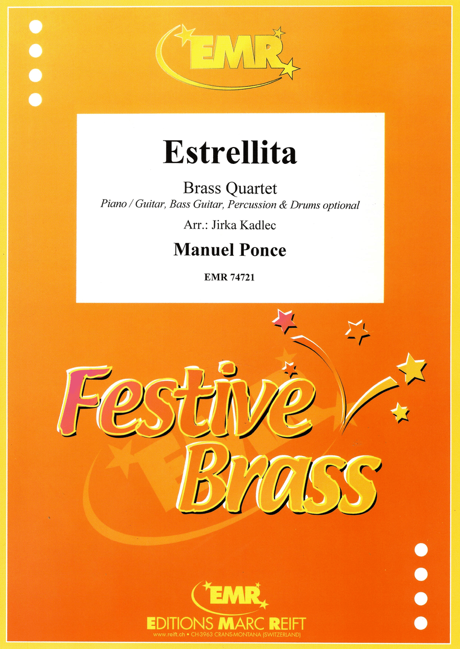 Estrellita Estrellita Brass Quartet scores gallery preview page 1