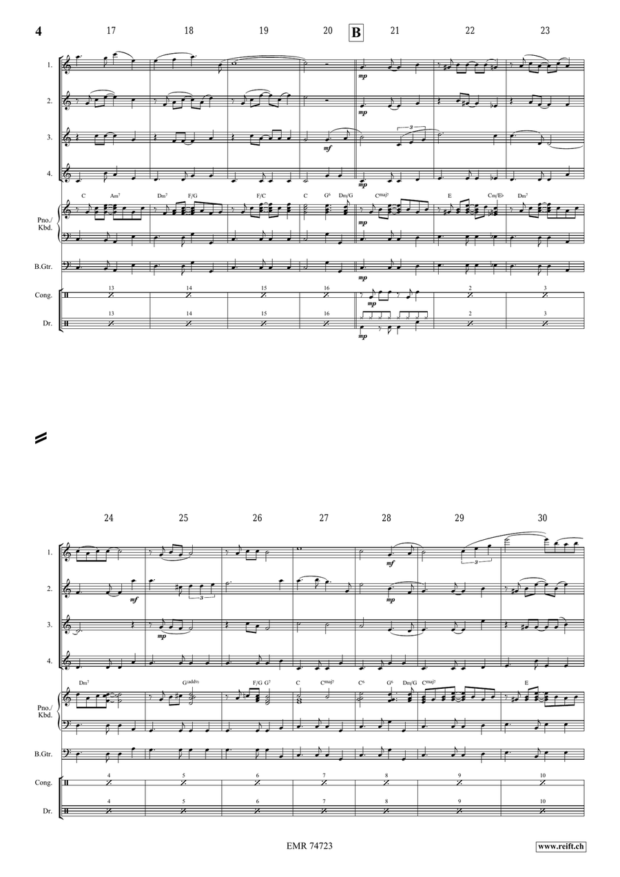 Estrellita Estrellita Flute Quartet scores gallery preview page 4