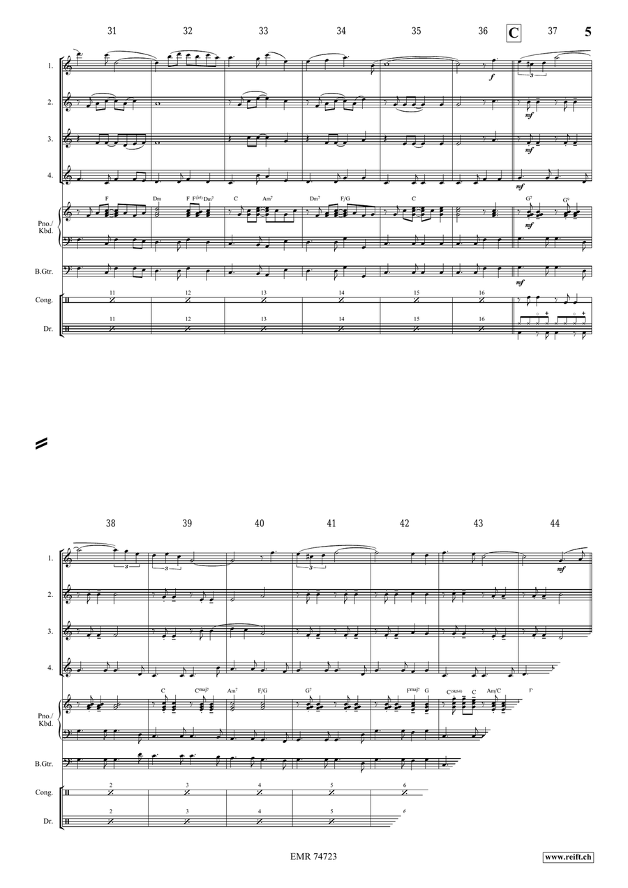 Estrellita Estrellita Flute Quartet scores gallery preview page 5