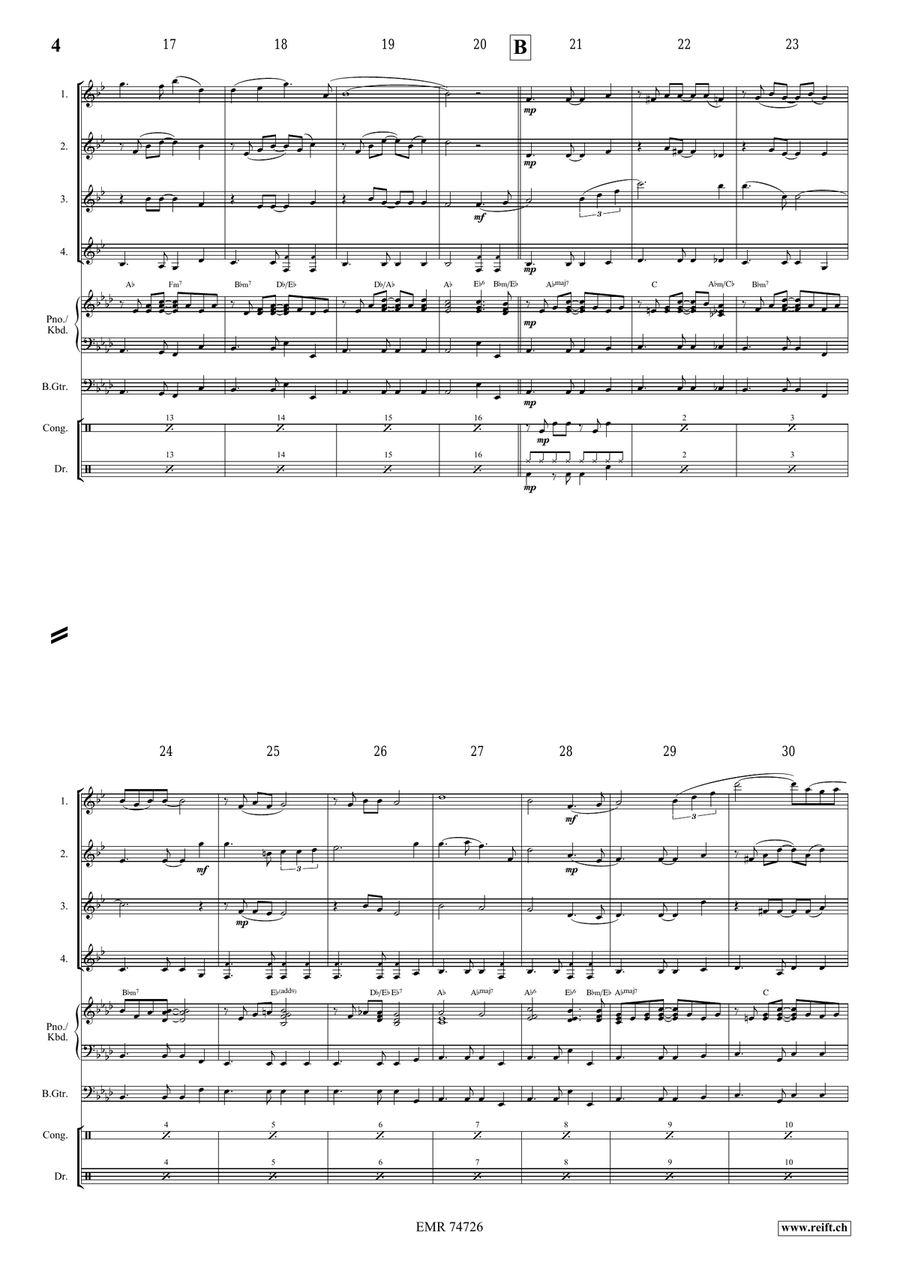 Estrellita Euphonium Quartet scores gallery preview page 4