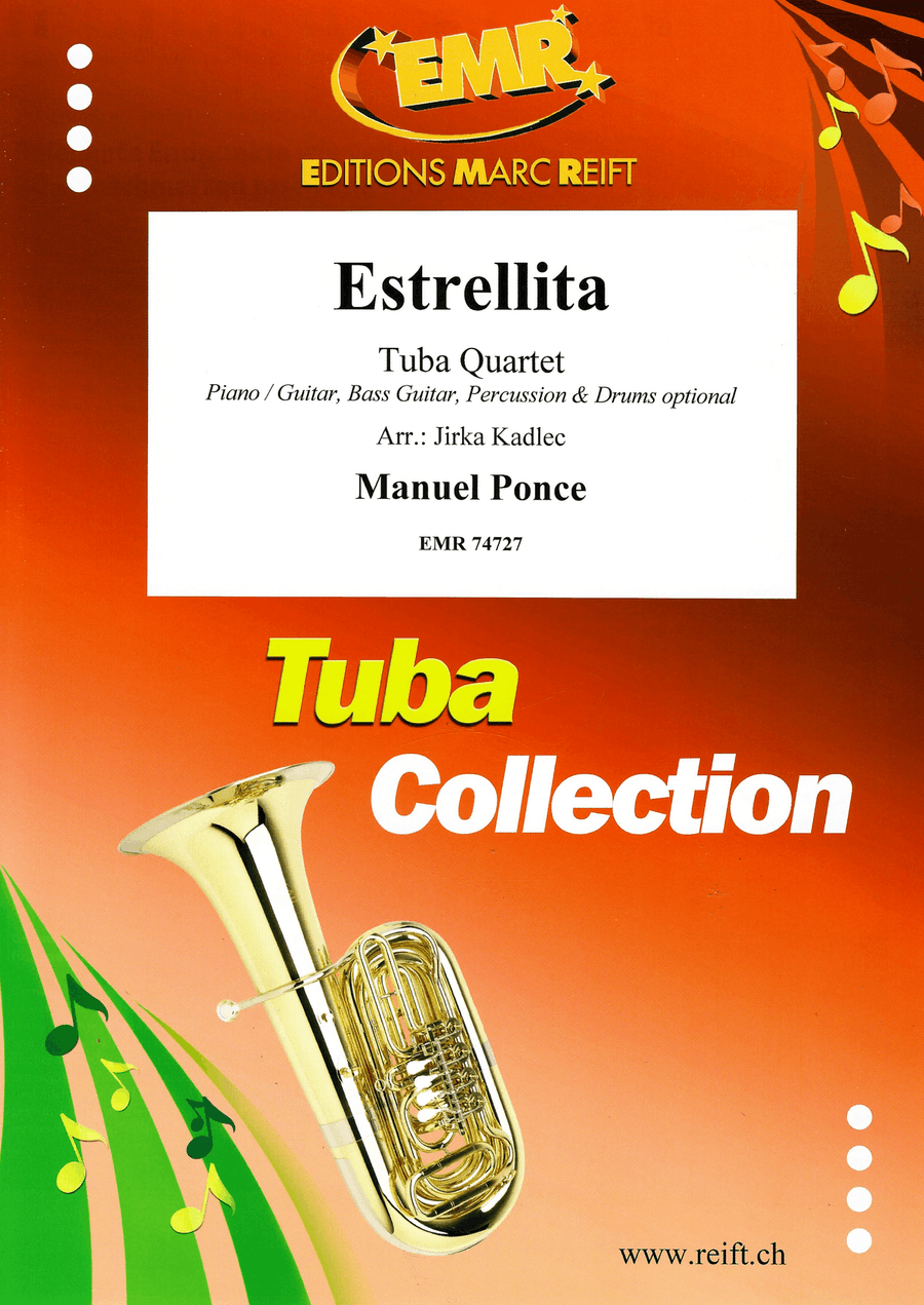 Estrellita Estrellita Tuba Quartet scores gallery preview page 1