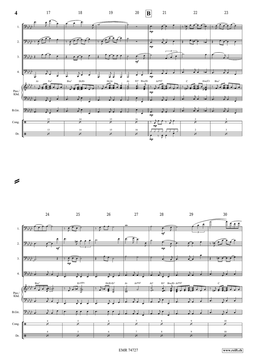 Estrellita Estrellita Tuba Quartet scores gallery preview page 4