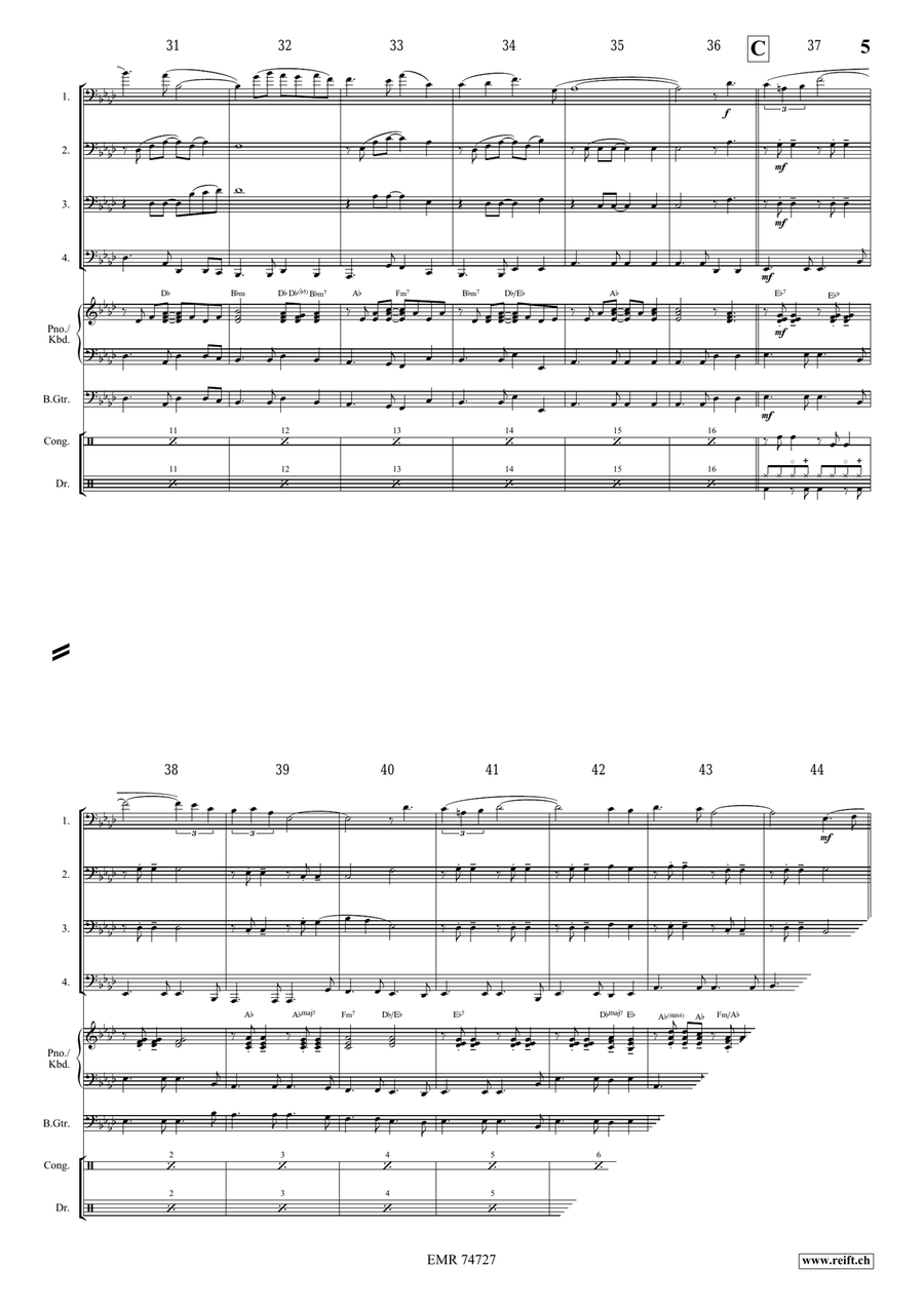 Estrellita Estrellita Tuba Quartet scores gallery preview page 5