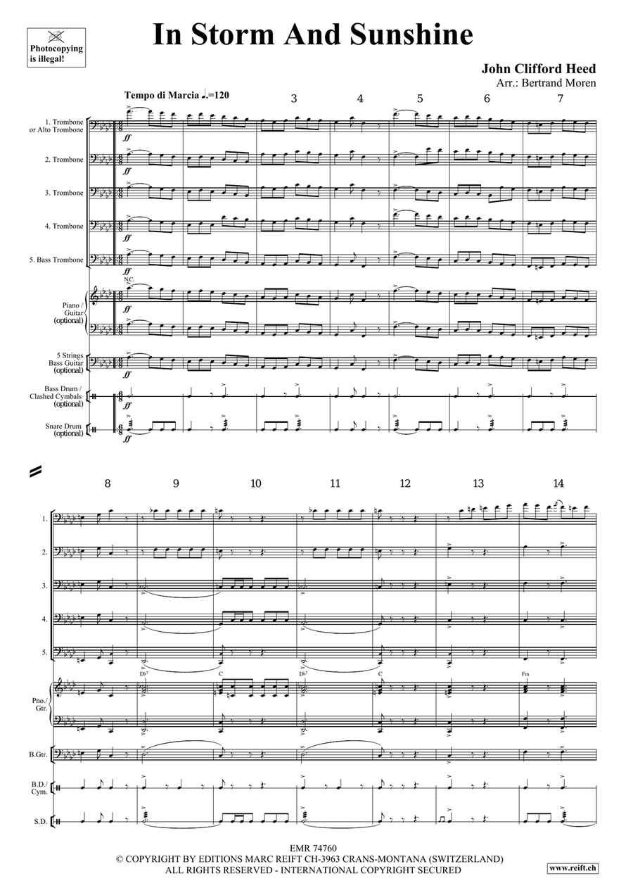 In Storm And Sunshine In Storm And Sunshine Trombone scores gallery preview page 3