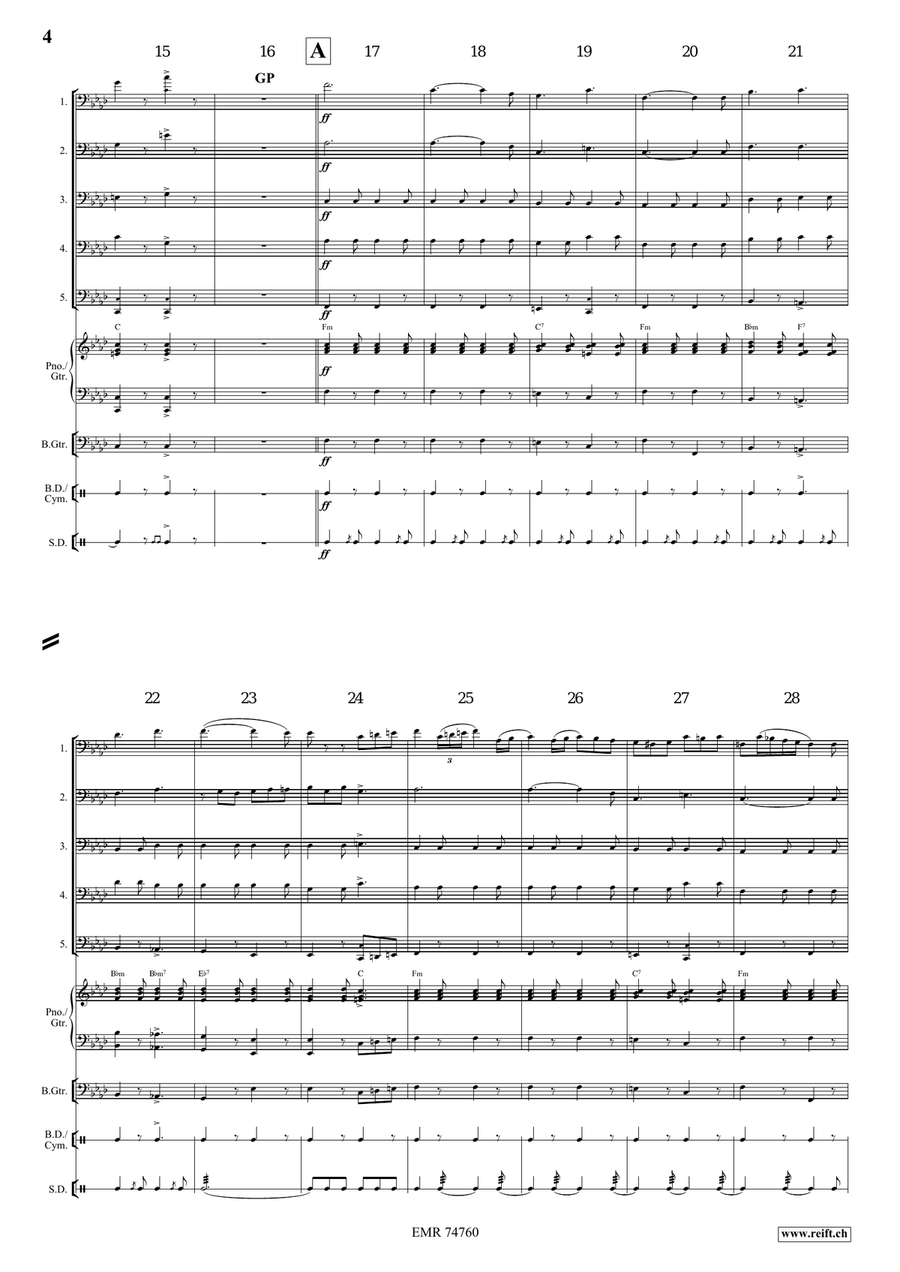 In Storm And Sunshine In Storm And Sunshine Trombone scores gallery preview page 4