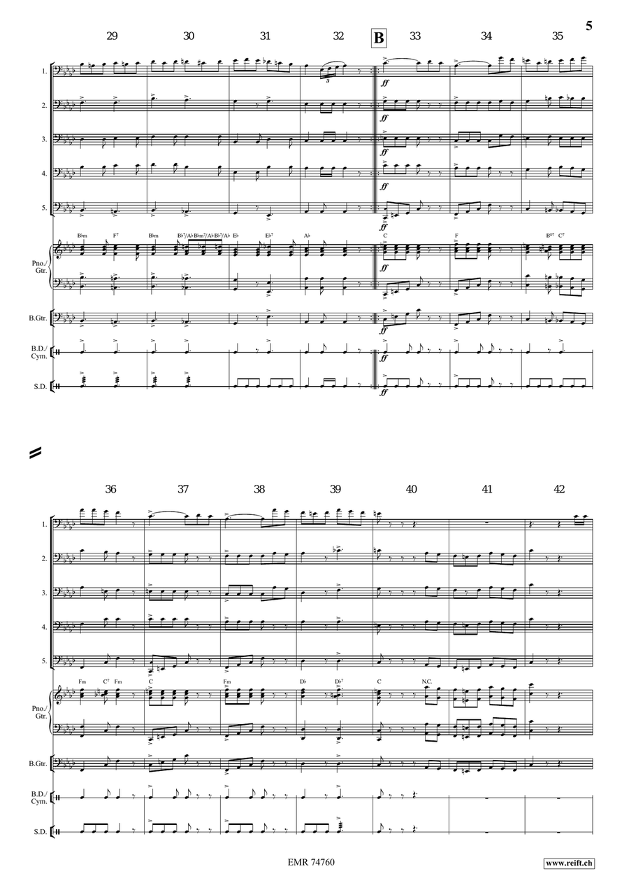 In Storm And Sunshine In Storm And Sunshine Trombone scores gallery preview page 5