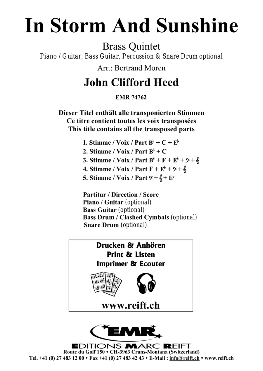 In Storm And Sunshine In Storm And Sunshine Brass Quintet scores gallery preview page 2