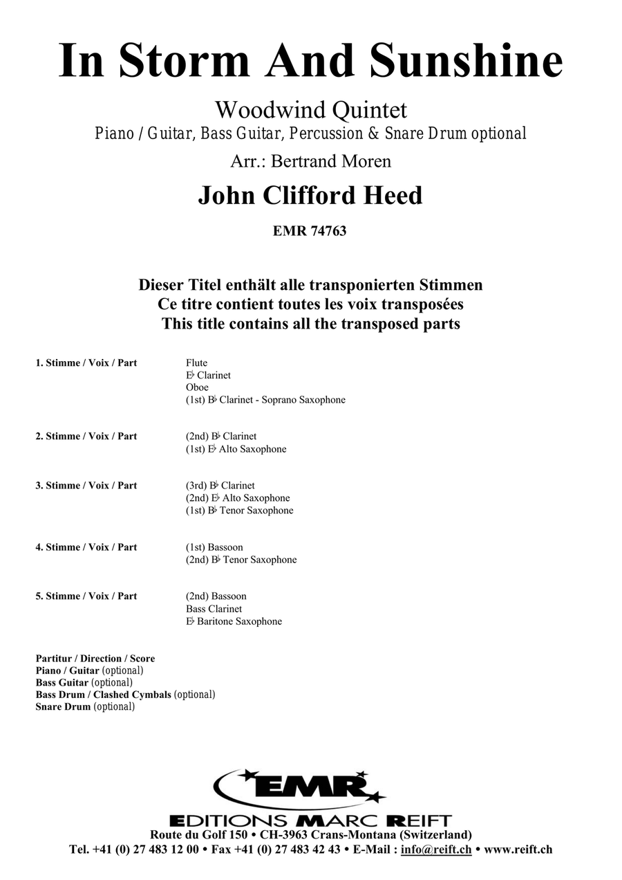 In Storm And Sunshine In Storm And Sunshine Woodwind Quintet scores gallery preview page 2