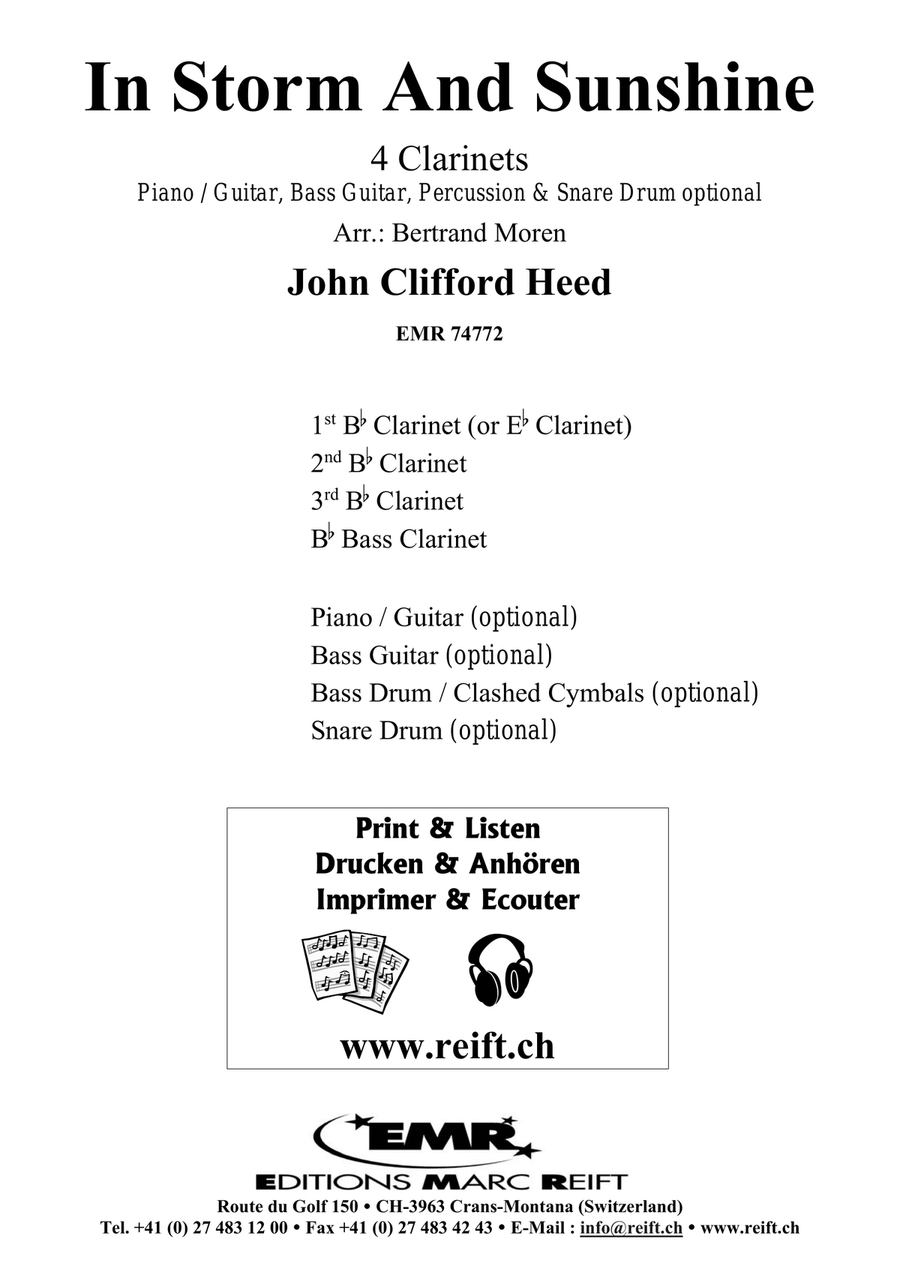 In Storm And Sunshine In Storm And Sunshine Clarinet Quartet scores gallery preview page 2