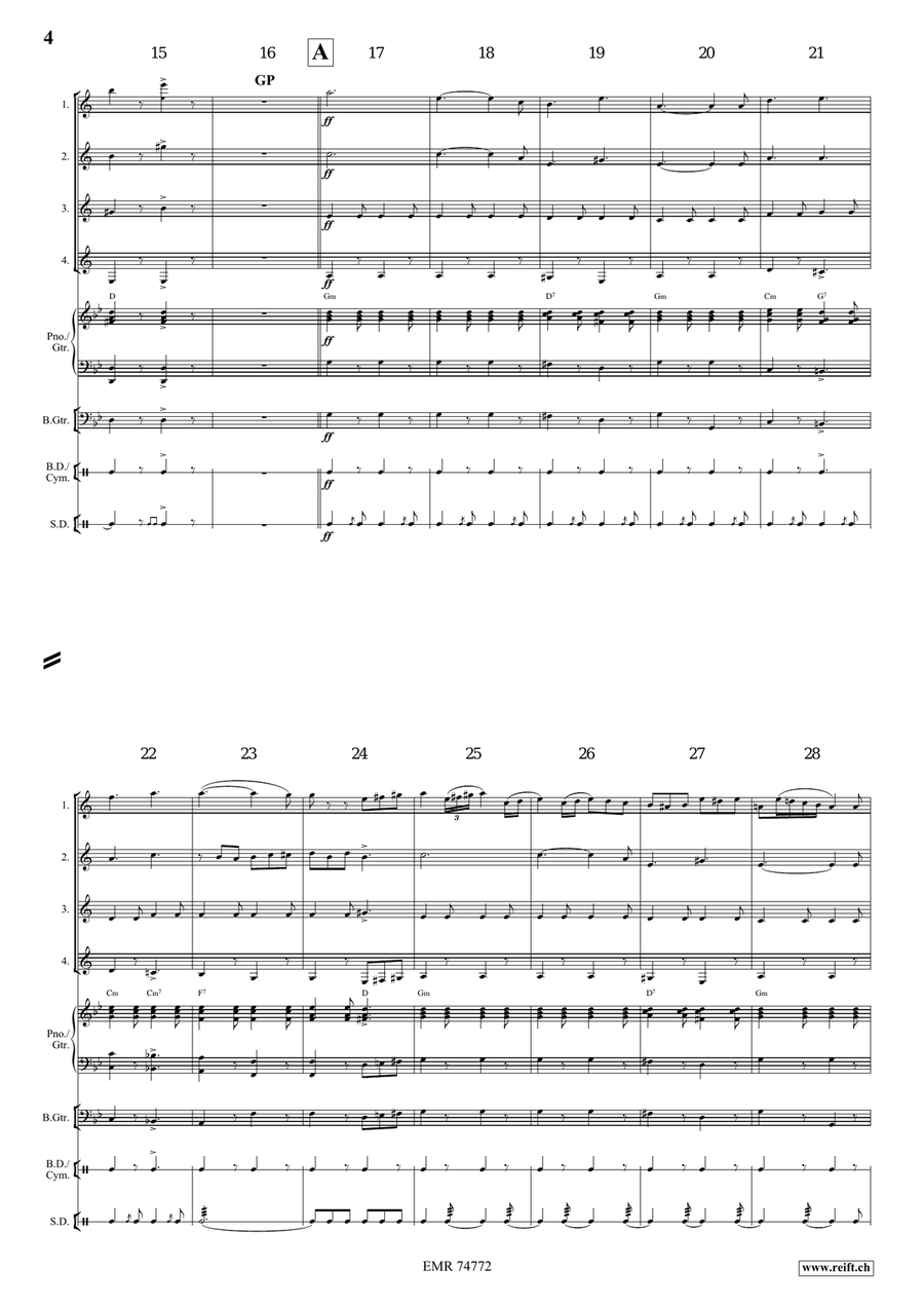 In Storm And Sunshine In Storm And Sunshine Clarinet Quartet scores gallery preview page 4