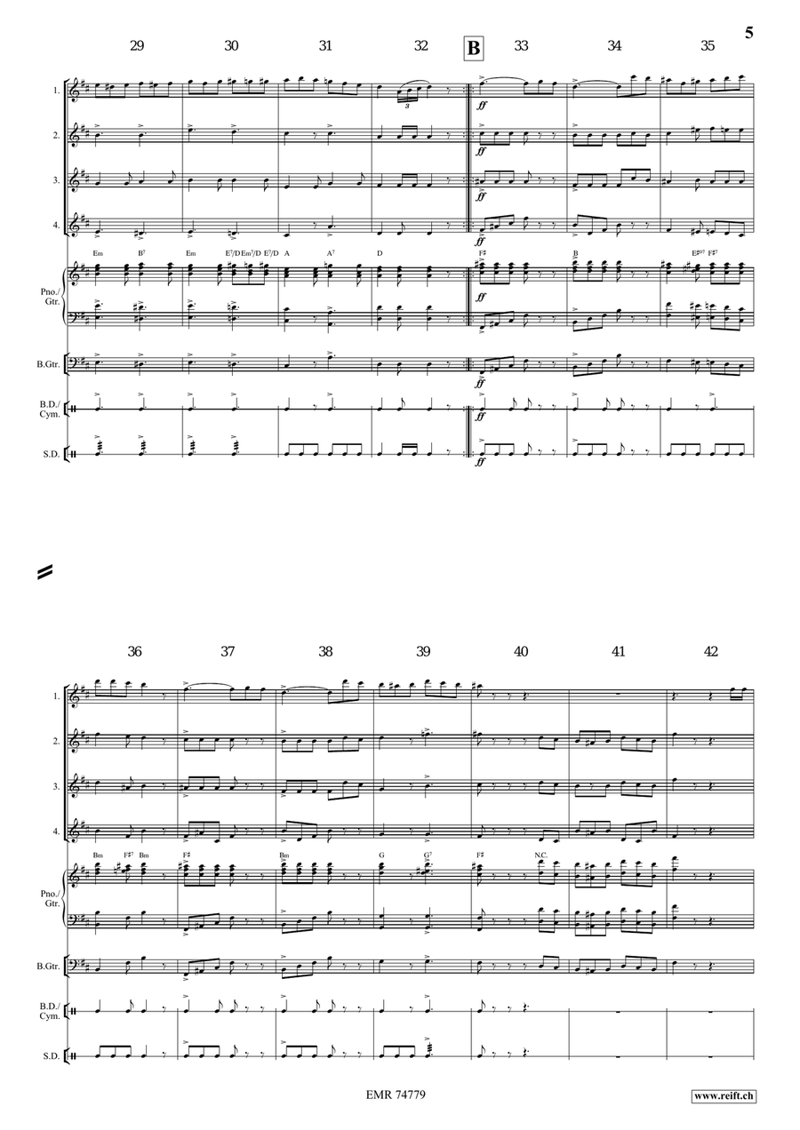In Storm And Sunshine In Storm And Sunshine Flute Quartet scores gallery preview page 5