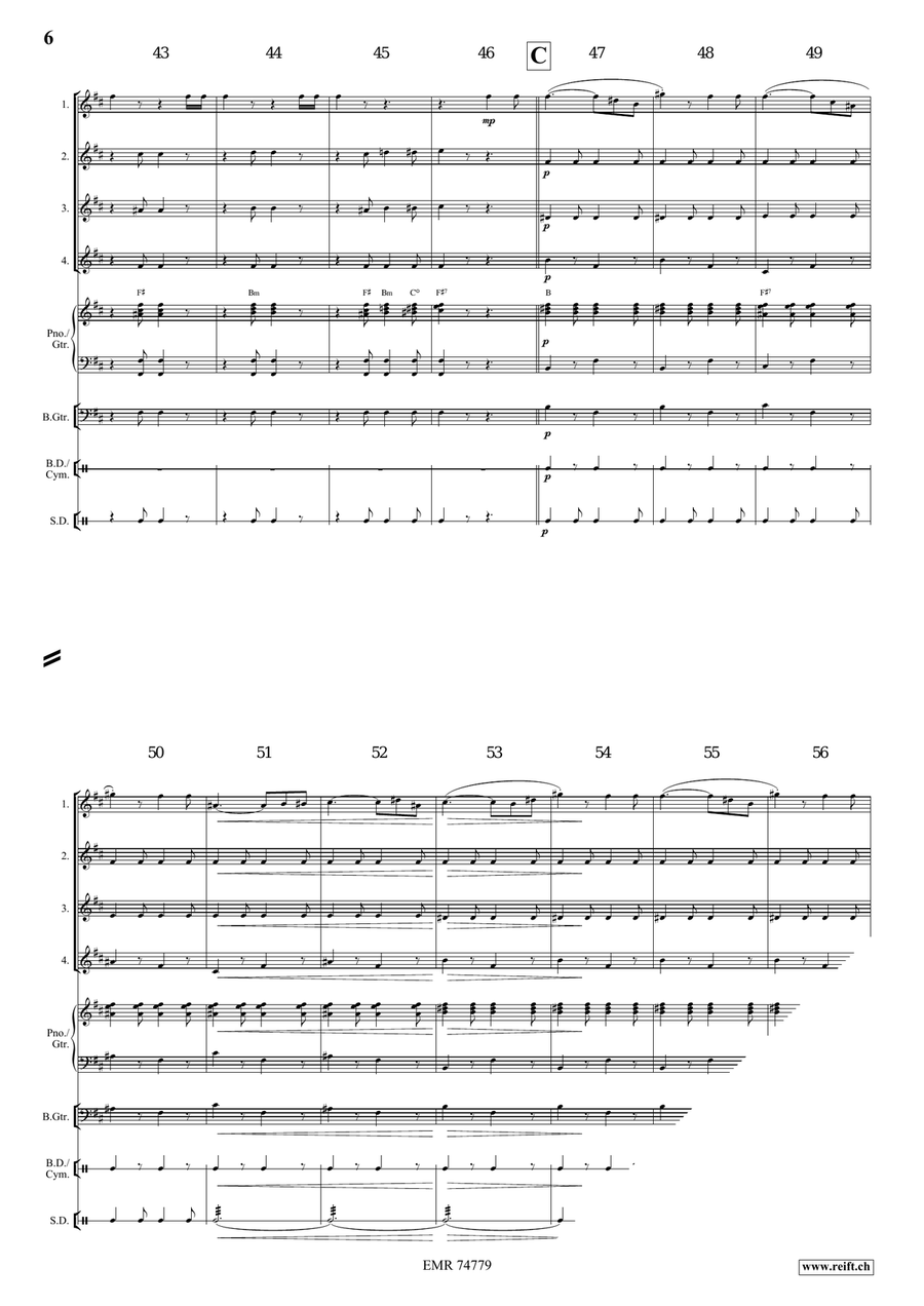 In Storm And Sunshine In Storm And Sunshine Flute Quartet scores gallery preview page 6