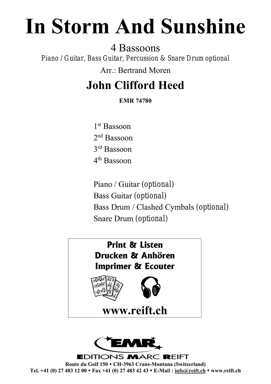 In Storm And Sunshine In Storm And Sunshine Bassoon Quartet scores gallery preview page 2
