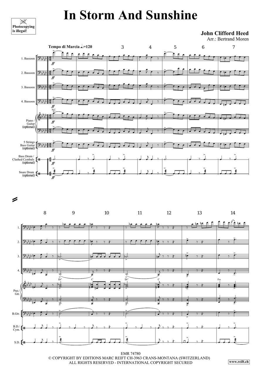 In Storm And Sunshine In Storm And Sunshine Bassoon Quartet scores gallery preview page 3
