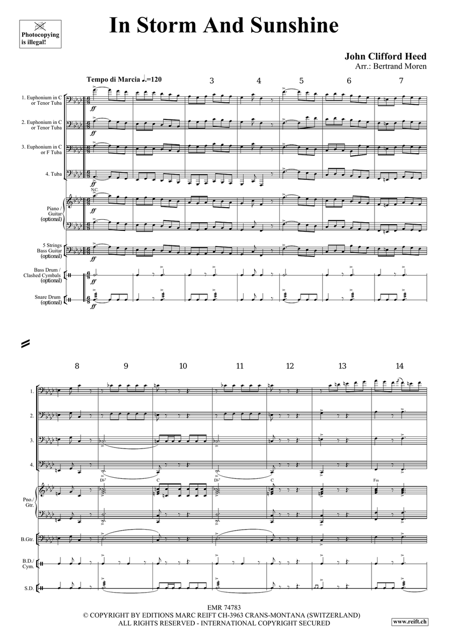 In Storm And Sunshine In Storm And Sunshine Tuba Quartet scores gallery preview page 3