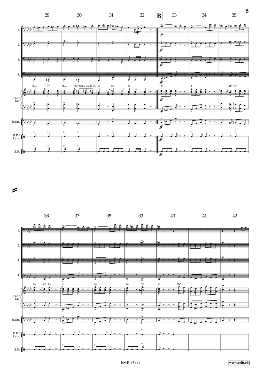 In Storm And Sunshine In Storm And Sunshine Tuba Quartet scores gallery preview page 5