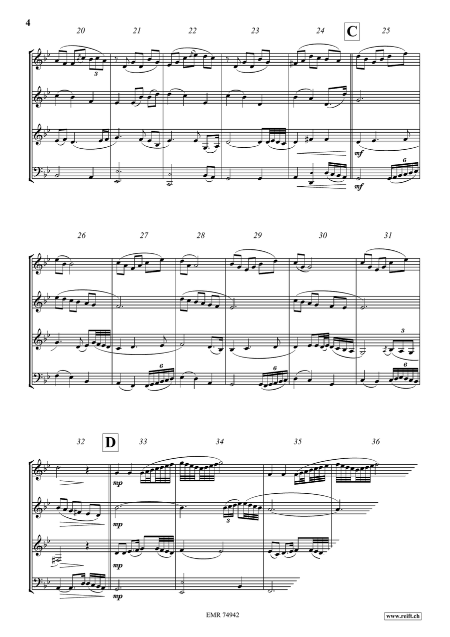 Four Parallels Four Parallels Score scores gallery preview page 5