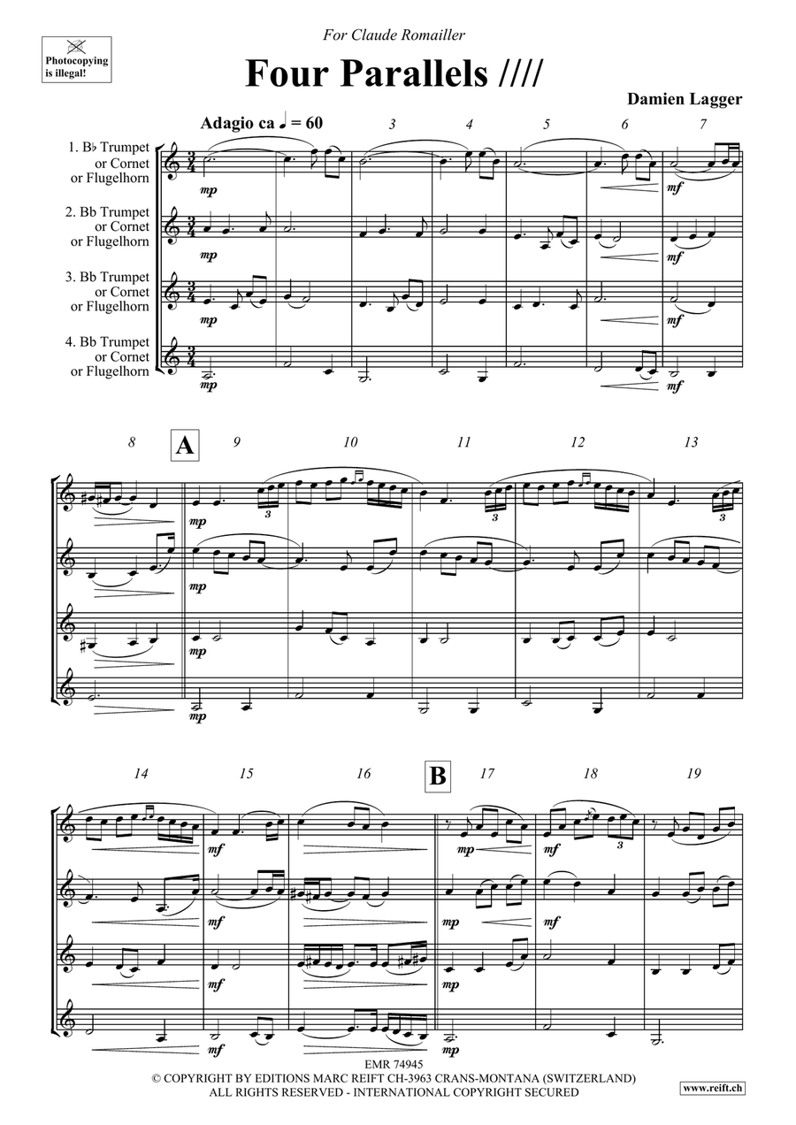 Four Parallels Four Parallels Cornet scores gallery preview page 4
