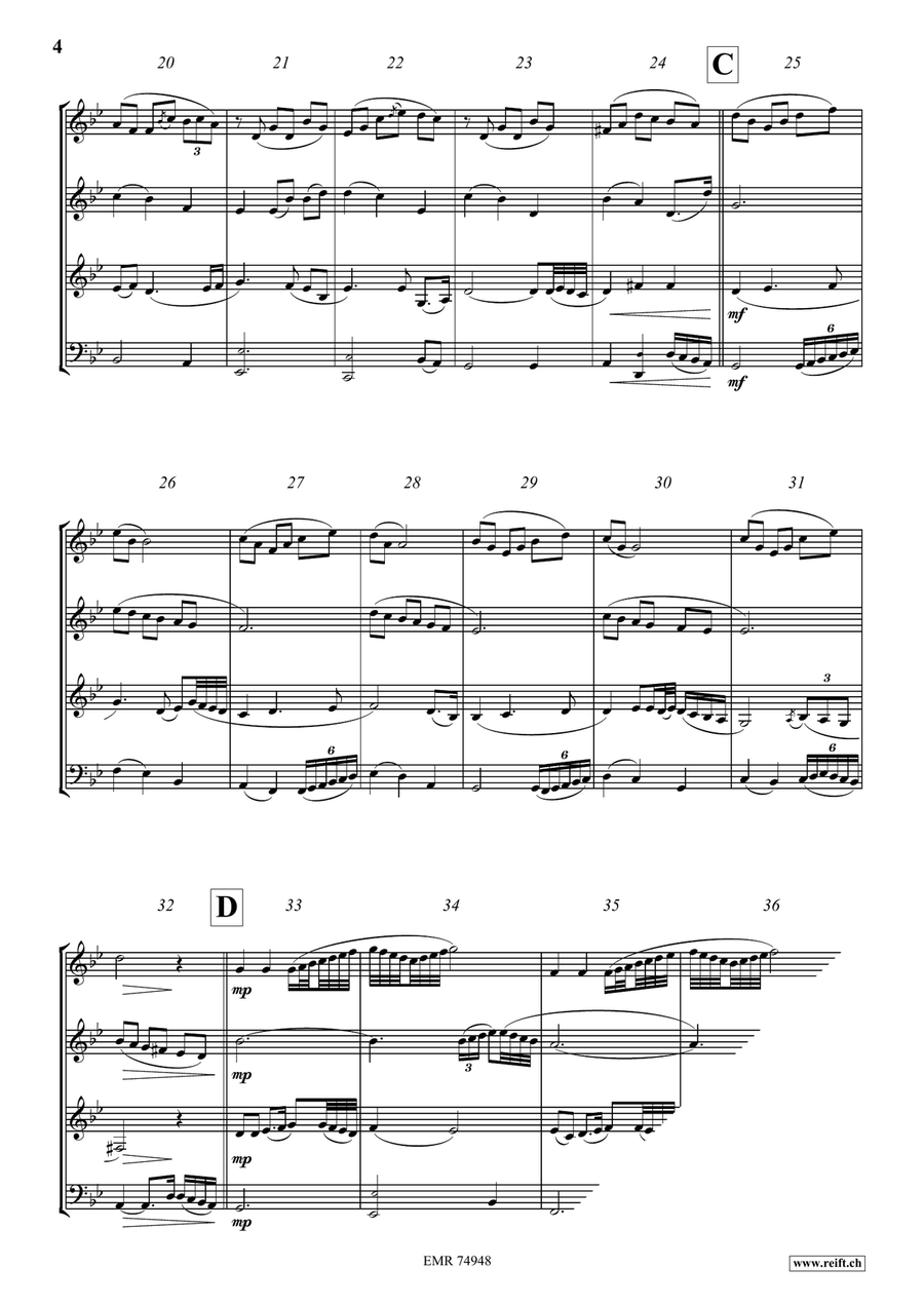 Four Parallels Four Parallels Brass Quartet scores gallery preview page 5