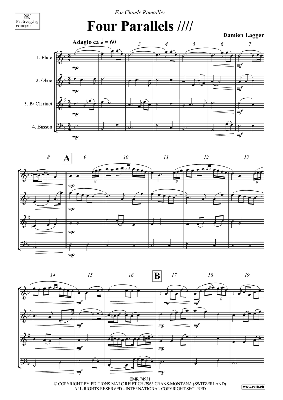 Four Parallels Four Parallels Bassoon scores gallery preview page 4