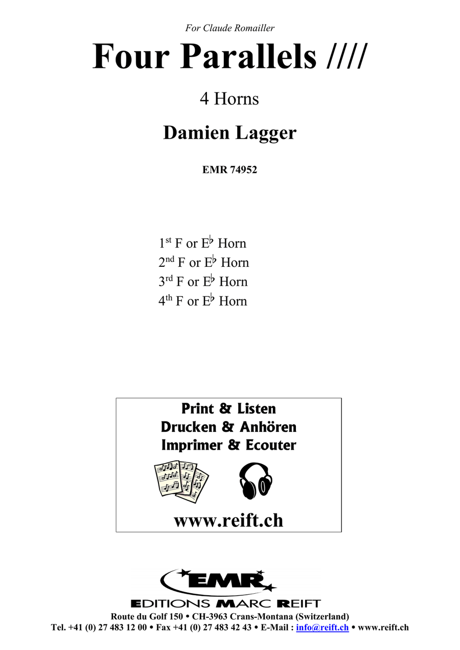 Four Parallels Four Parallels Horn scores gallery preview page 2