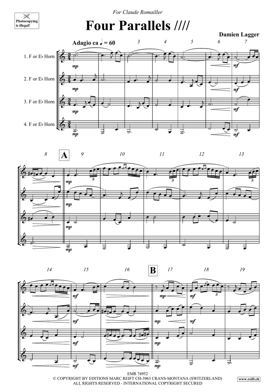 Four Parallels Four Parallels Horn scores gallery preview page 4