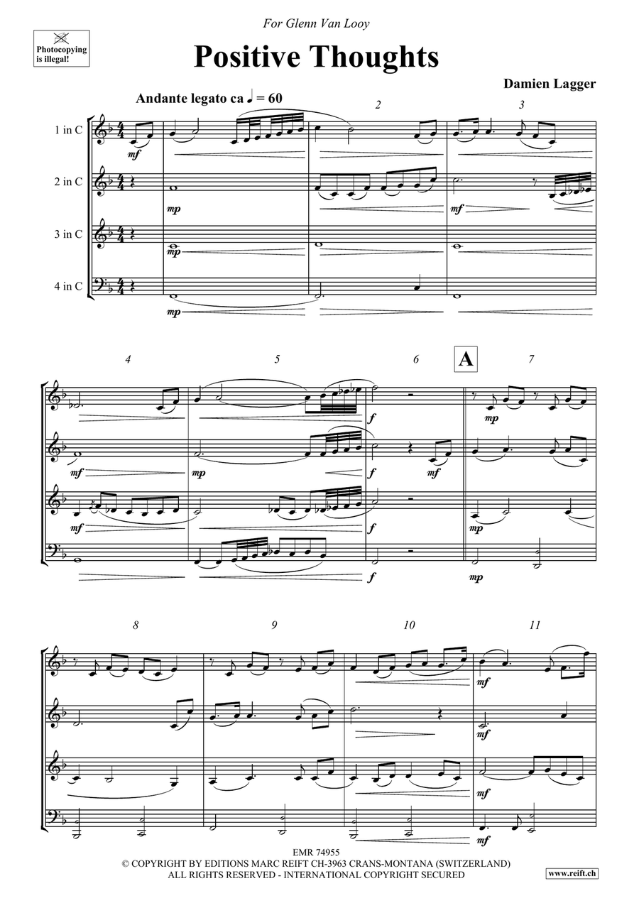 Positive Thoughts Positive Thoughts Score scores gallery preview page 4