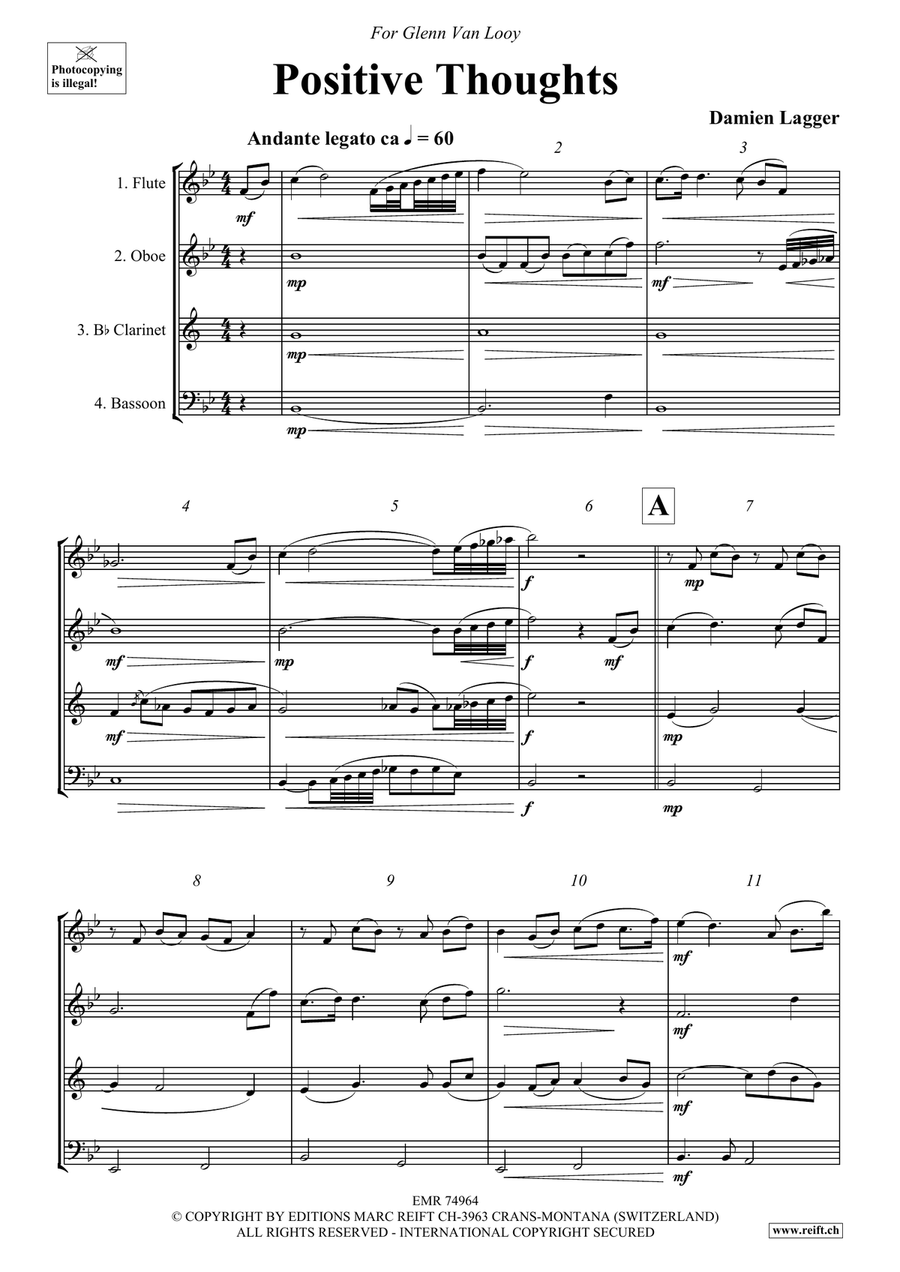 Positive Thoughts Positive Thoughts Bassoon scores gallery preview page 4