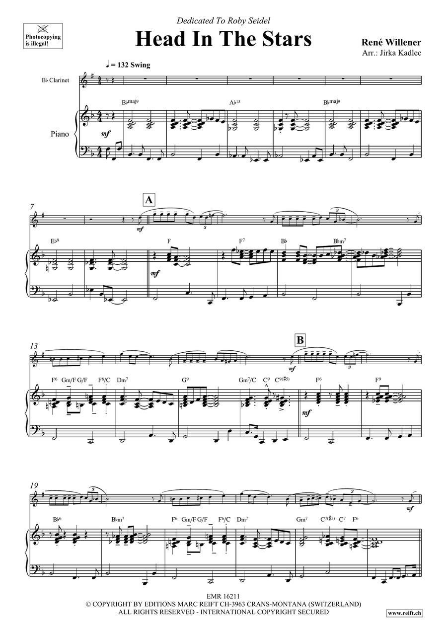 Head In The Stars Head In The Stars Clarinet Solo scores gallery preview page 5