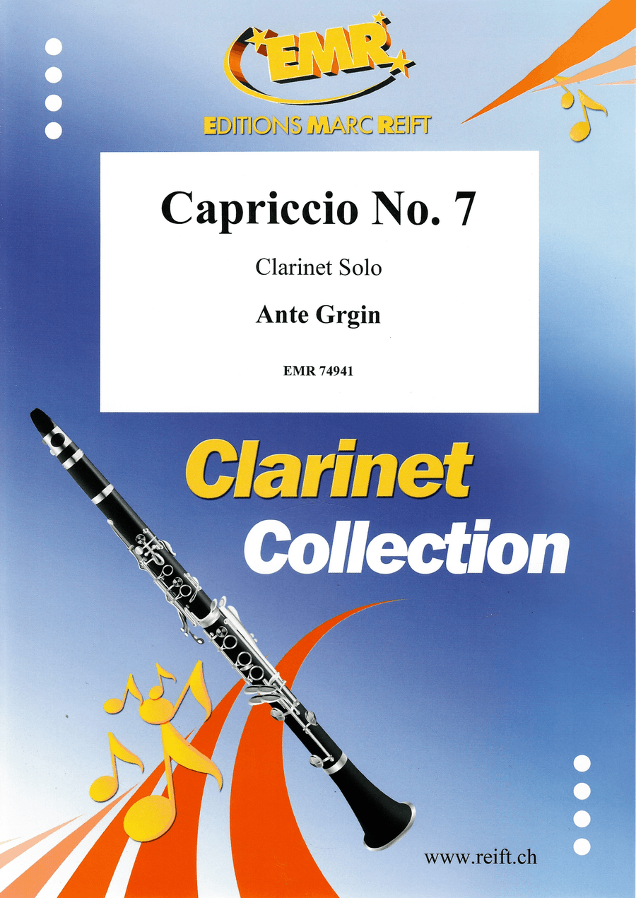 Capriccio No. 7 Capriccio No. 7 Clarinet Solo scores gallery preview page 1