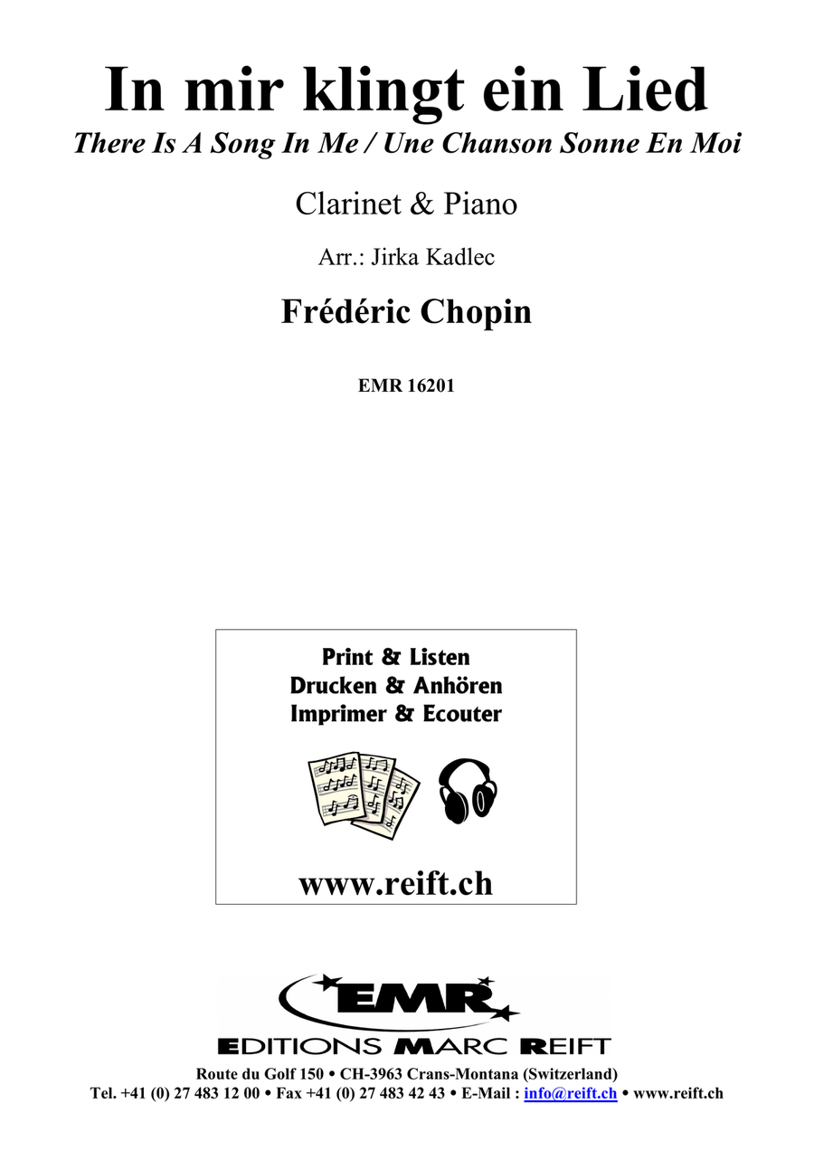 In mir klingt ein Lied In mir klingt ein Lied Clarinet Solo scores gallery preview page 2