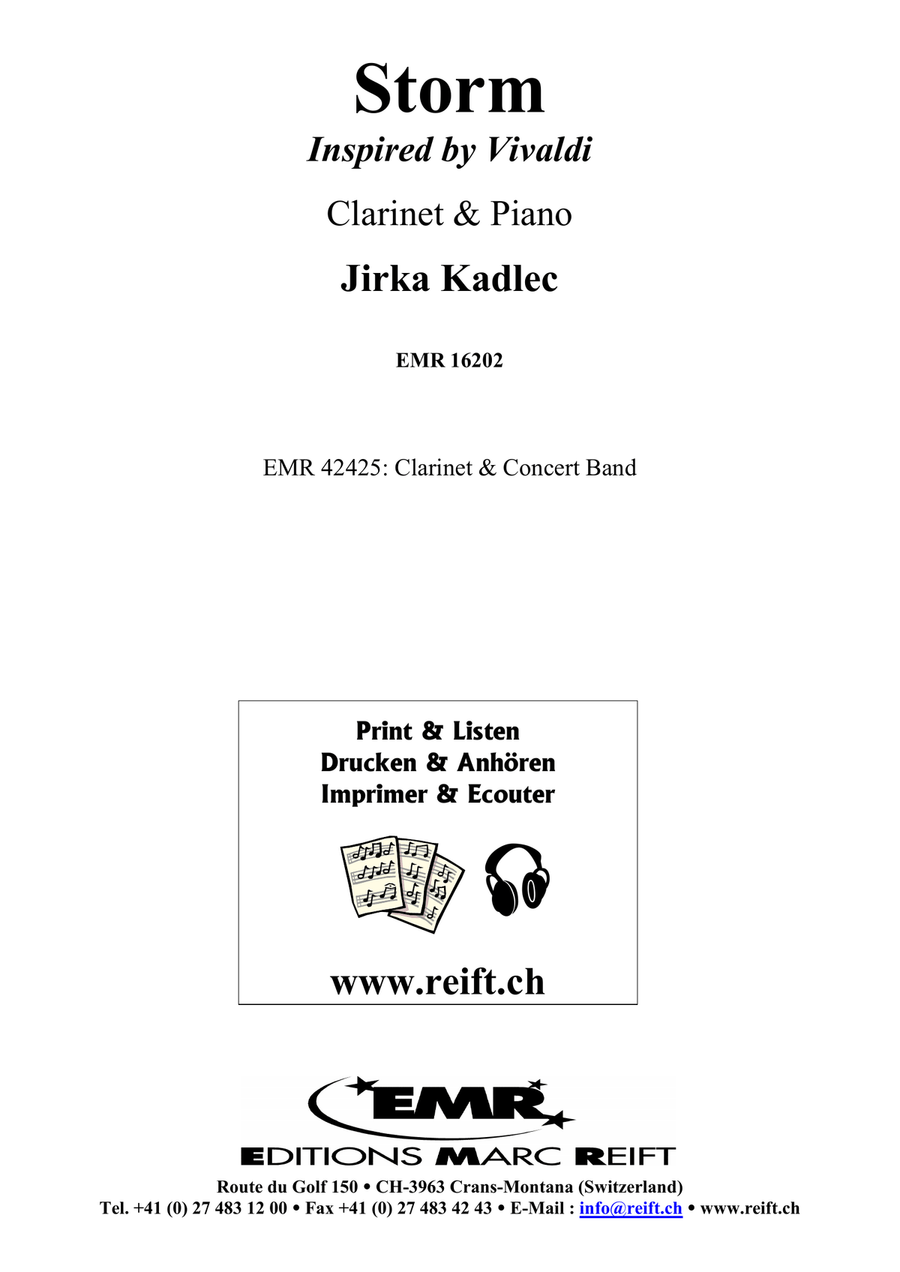 Storm Storm Clarinet Solo scores gallery preview page 2