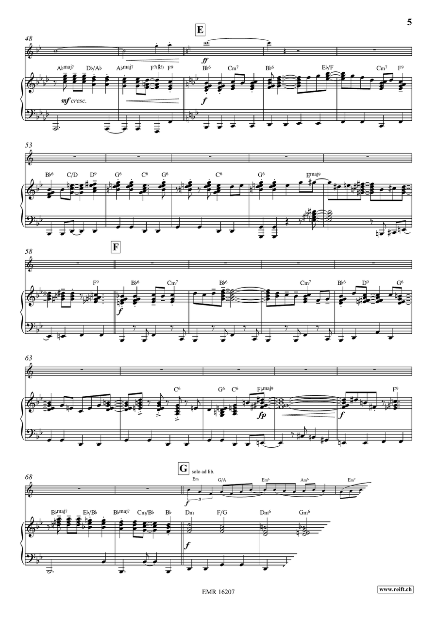 I Got Plenty O' Nuttin' I Got Plenty O' Nuttin' Clarinet Solo scores gallery preview page 7