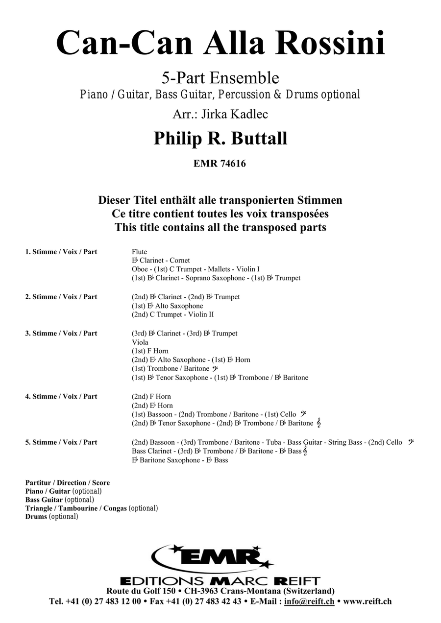Can-Can Alla Rossini Can-Can Alla Rossini Score scores gallery preview page 2