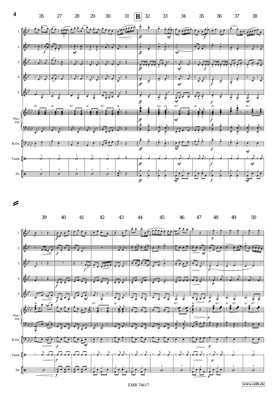 Can-Can Alla Rossini Can-Can Alla Rossini Clarinet Quintet scores gallery preview page 5