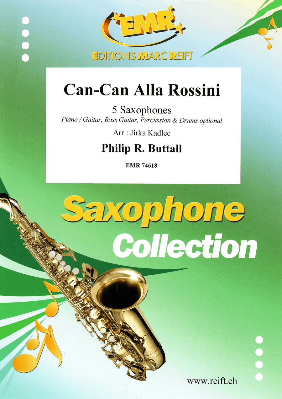 Can-Can Alla Rossini Can-Can Alla Rossini Saxophone Quintet scores gallery preview page 1