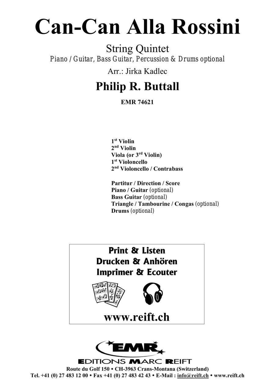 Can-Can Alla Rossini Can-Can Alla Rossini String Quintet scores gallery preview page 2
