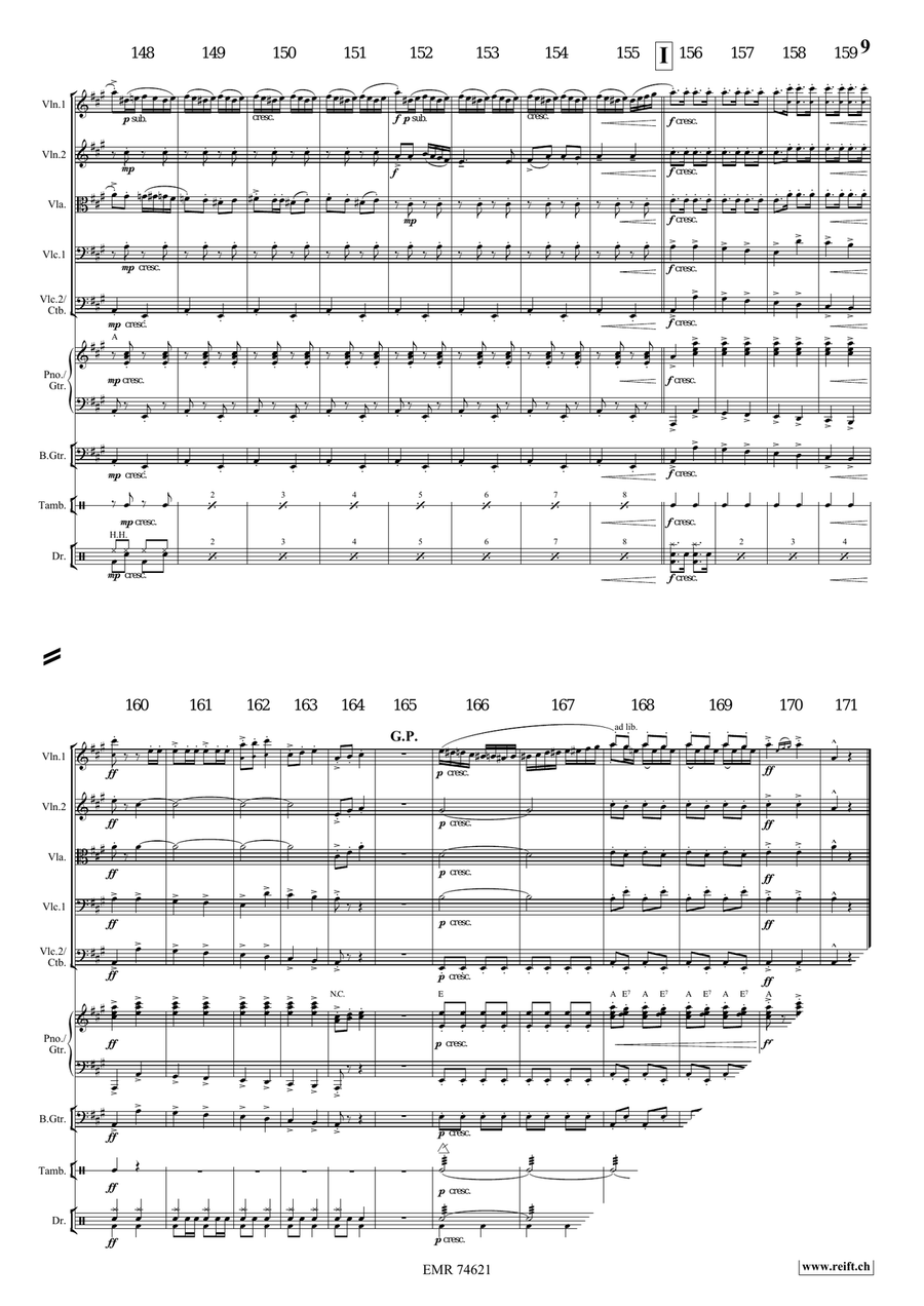 Can-Can Alla Rossini Can-Can Alla Rossini String Quintet scores gallery preview page 6