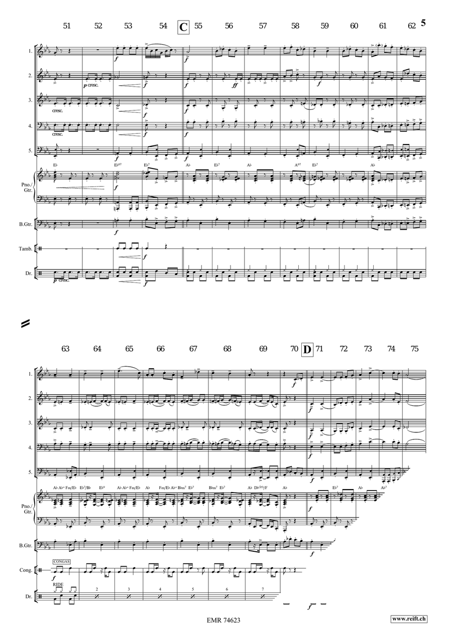 Can-Can Alla Rossini Can-Can Alla Rossini Woodwind Quintet scores gallery preview page 6