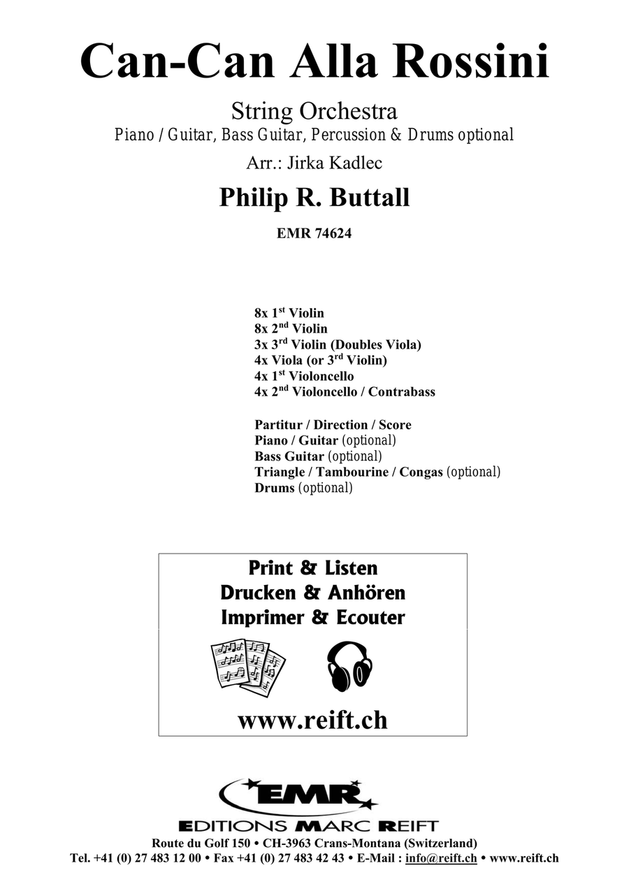 Can-Can Alla Rossini Can-Can Alla Rossini String Orchestra scores gallery preview page 2