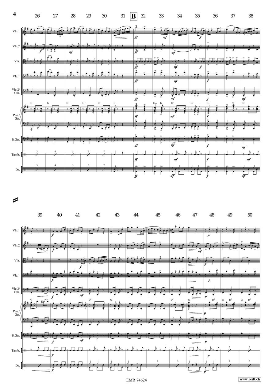 Can-Can Alla Rossini Can-Can Alla Rossini String Orchestra scores gallery preview page 5