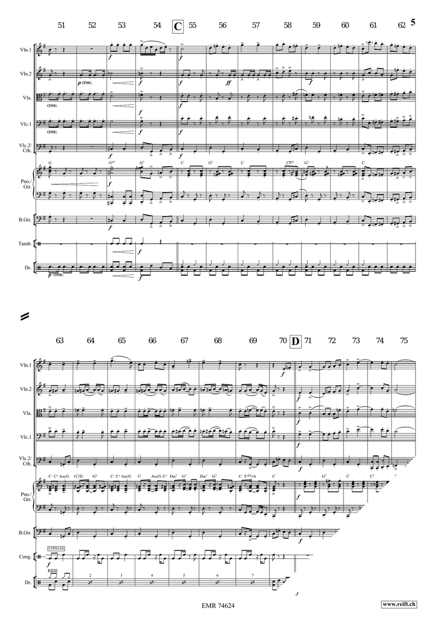 Can-Can Alla Rossini Can-Can Alla Rossini String Orchestra scores gallery preview page 6