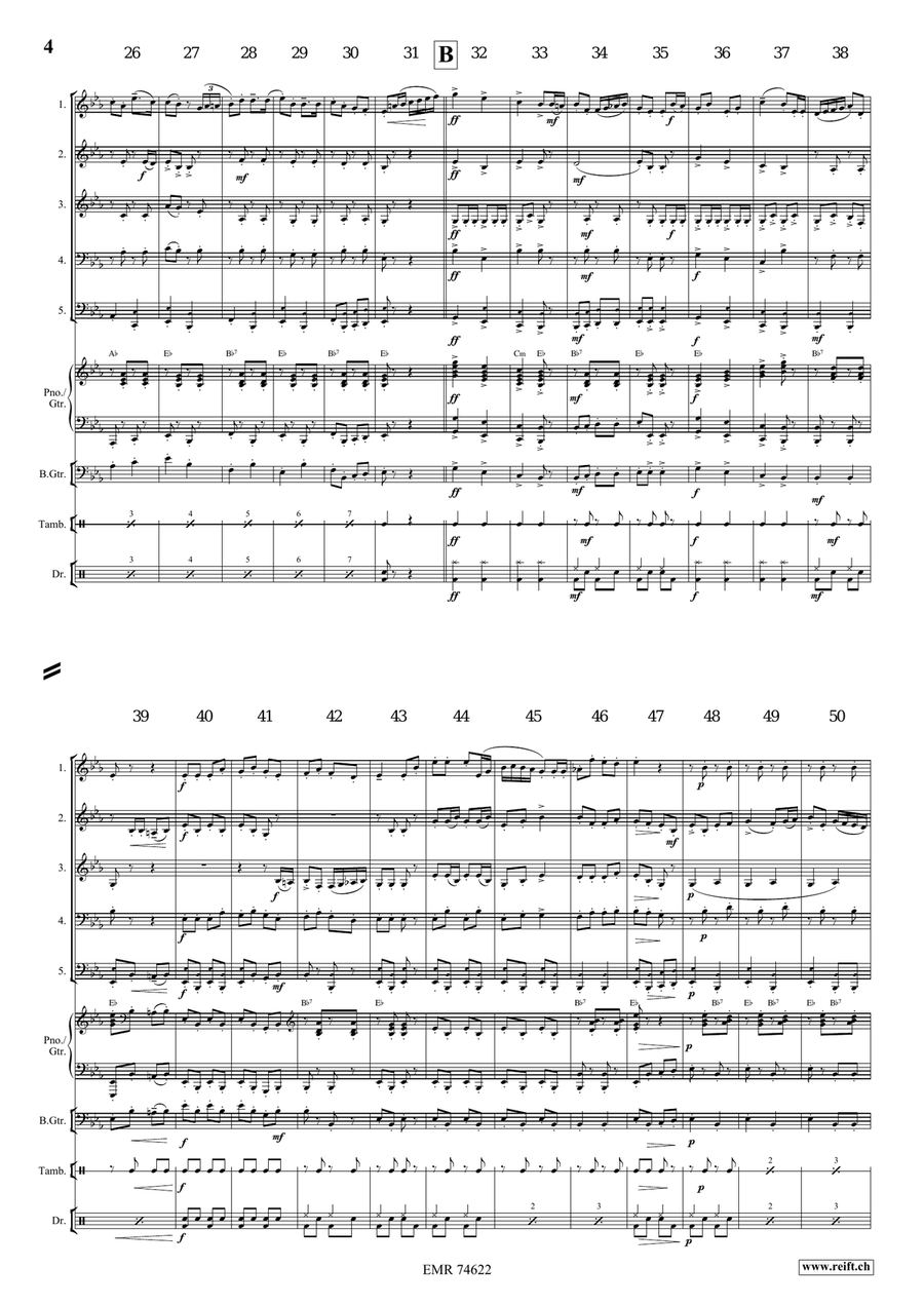 Can-Can Alla Rossini Can-Can Alla Rossini Brass Quintet scores gallery preview page 5