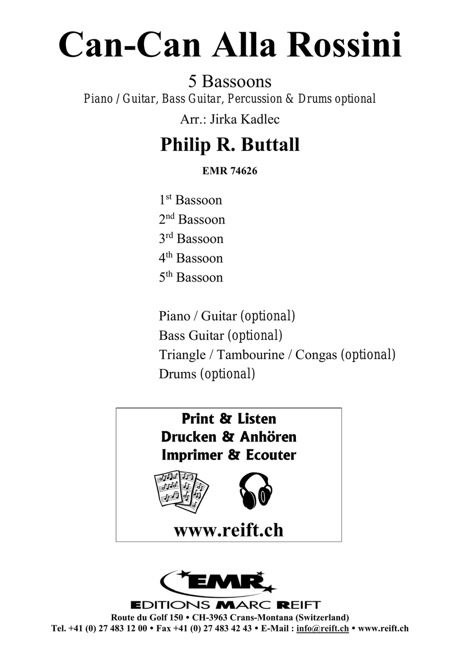 Can-Can Alla Rossini Can-Can Alla Rossini Bassoon scores gallery preview page 2