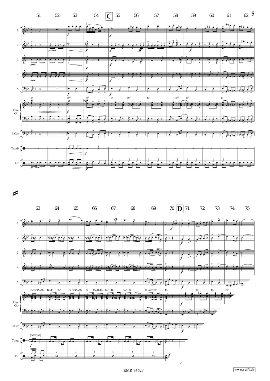 Can-Can Alla Rossini Can-Can Alla Rossini Woodwind Quintet scores gallery preview page 6