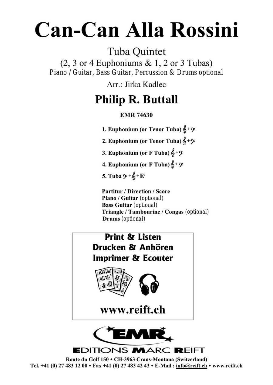 Can-Can Alla Rossini Can-Can Alla Rossini Tuba scores gallery preview page 2
