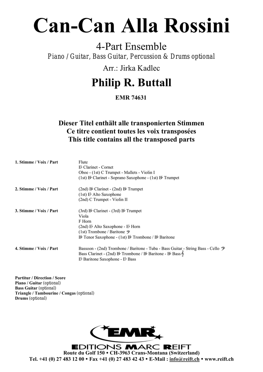 Can-Can Alla Rossini Can-Can Alla Rossini Score scores gallery preview page 2