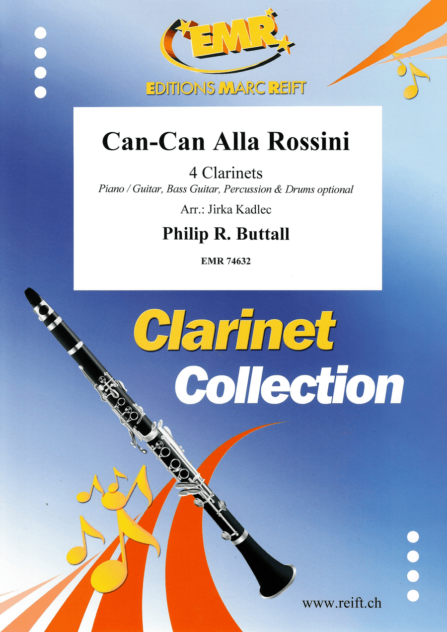 Can-Can Alla Rossini Can-Can Alla Rossini Clarinet Quartet scores gallery preview page 1