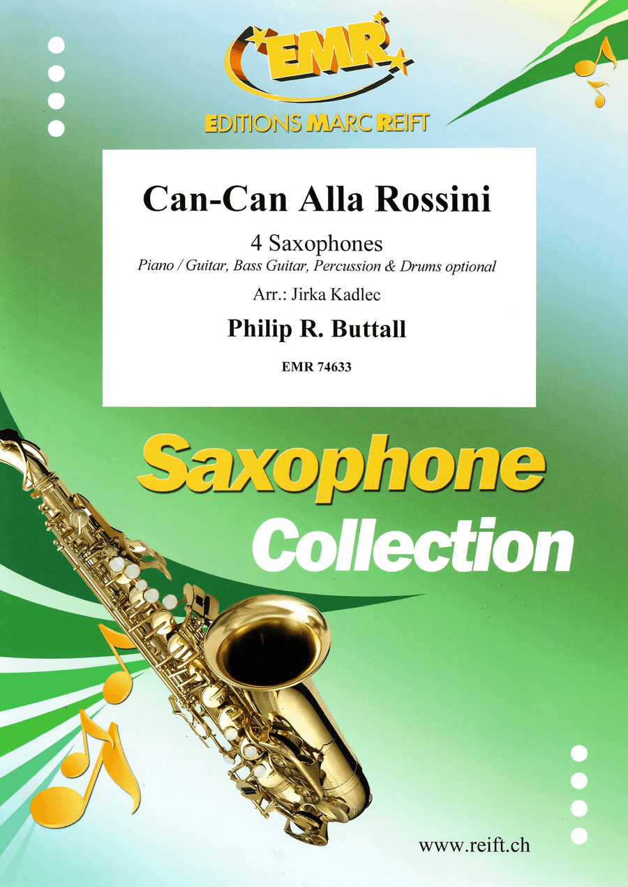 Can-Can Alla Rossini Can-Can Alla Rossini Saxophone Quartet scores gallery preview page 1